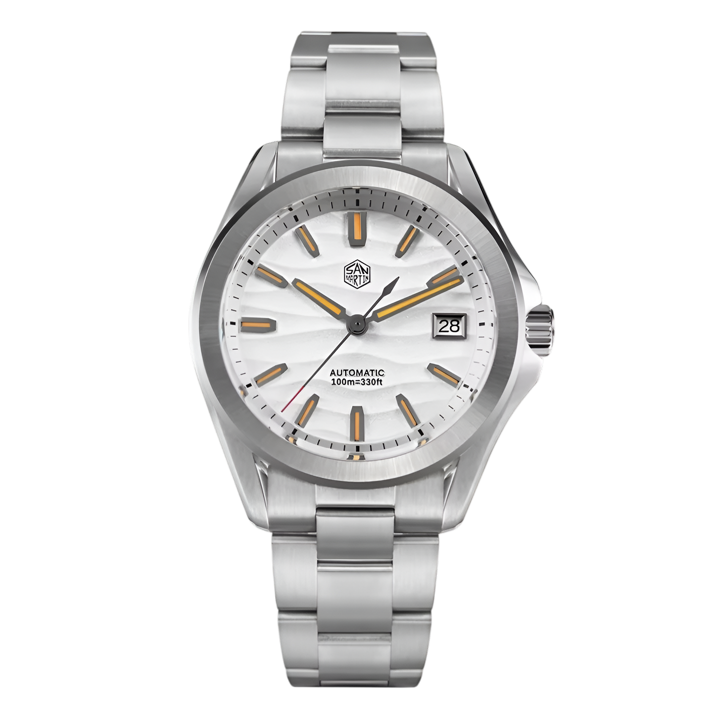 San Martin SN0129C - Sport Automatic Watch with Deset Textured Dial - Dark Edition breitvacher