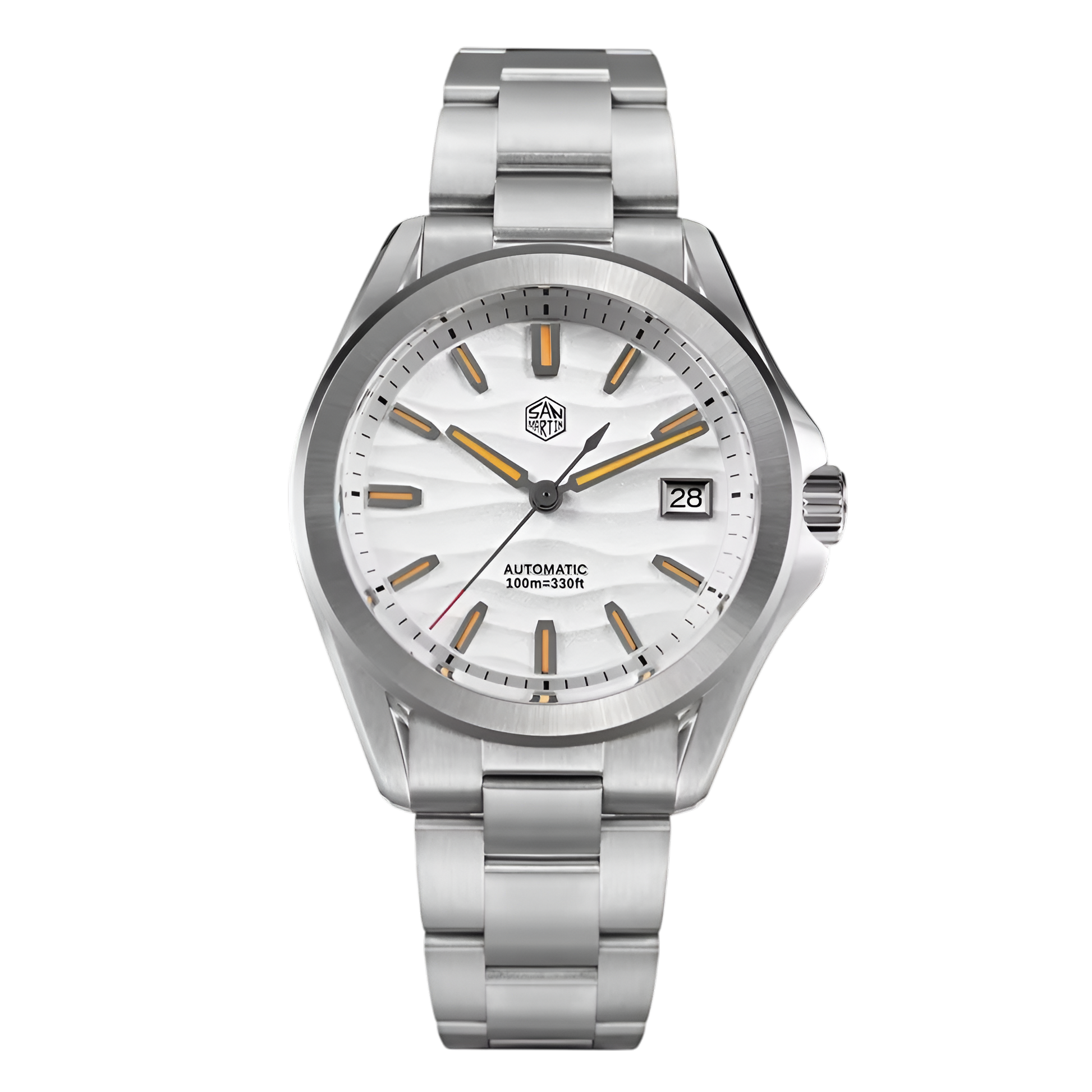 San Martin SN0129C - Sport Automatic Watch with Deset Textured Dial - Dark Edition breitvacher