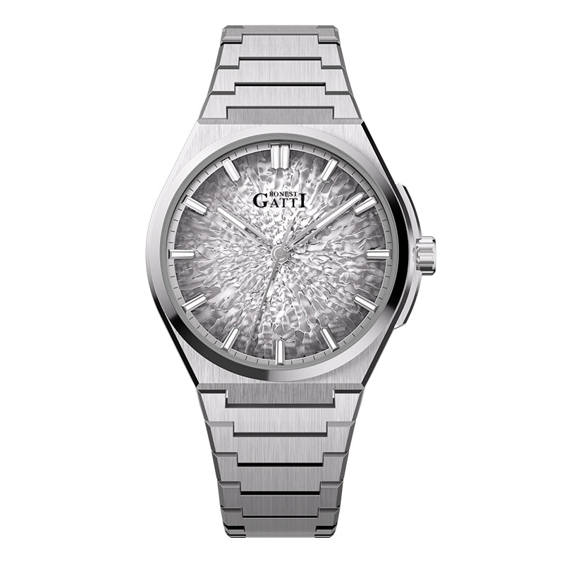 BONEST GATTI BG8013 - Men - light grey dial