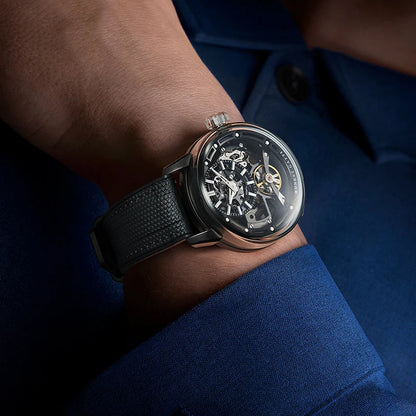 BONEST GATTI BG4003 - Aut - on wrist blue shirt