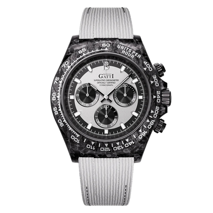 BONEST GATTI BG9010 - Aut - carbon case, white strap