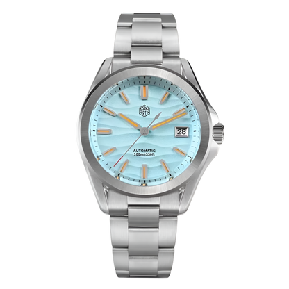 San Martin SN0129C - Sport Automatic Watch with Deset Textured Dial - Dark Edition breitvacher