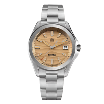 San Martin SN0129C - Sport Automatic Watch with Deset Textured Dial - Dark Edition breitvacher