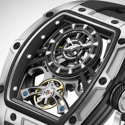 BREITVACHER 91986 - Autom - close-up, tourbillon, intricate dial, mechanical detail