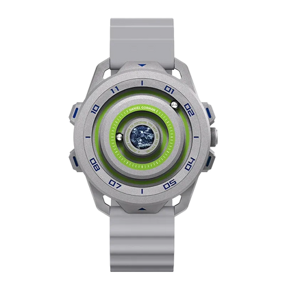 Daniel Gorman DG0525 - Me - silver watch blue planet