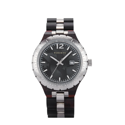 BOBO BIRD GT179 - Men's L - red dial bird pattern