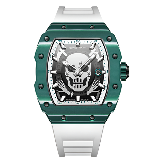 BONEST GATTI BG9908 – Automatic Skeleton Watch Carbon Fiber breitvacher