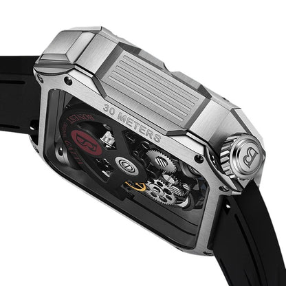Side profile of BONEST GATTI BG4001 showing engraved 30 meters marking