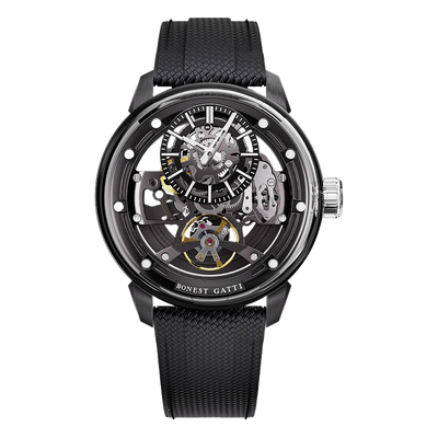 BONEST GATTI BG4003 - Aut - front view skeleton dial