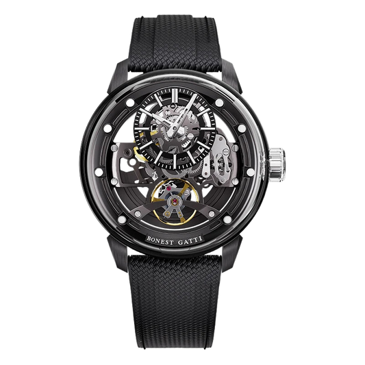 BONEST GATTI BG4003 - Aut - front view skeleton dial