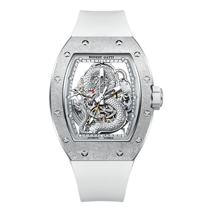 BONEST GATTI BG5003 - Ske - silver white dragon