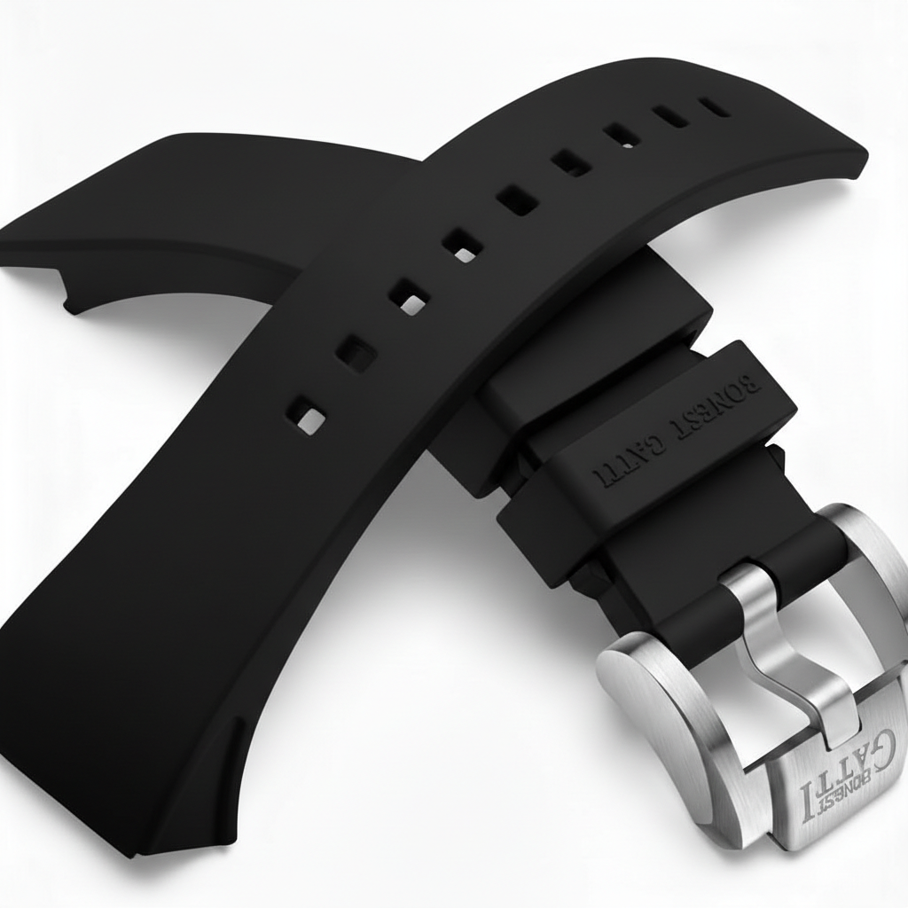 BONEST GATTI BG5006 - Aut - black rubber strap