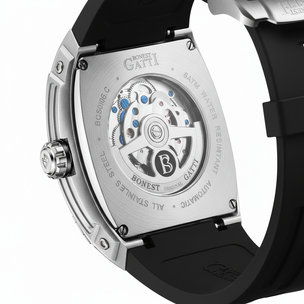 BONEST GATTI BG5006 - Aut -caseback automatic movement