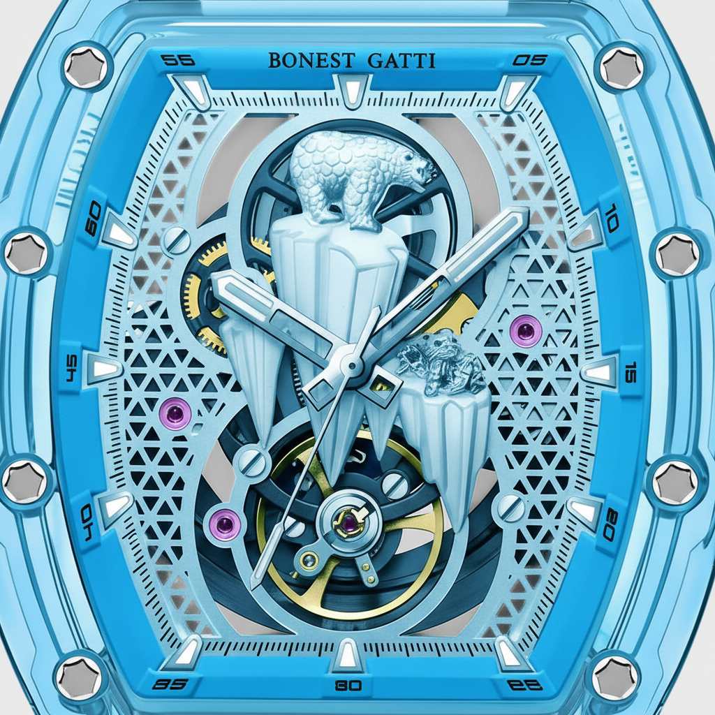 BONEST GATTI BG8601-A – Men'sAutomatic Sports Watch Coloral Dial Edition