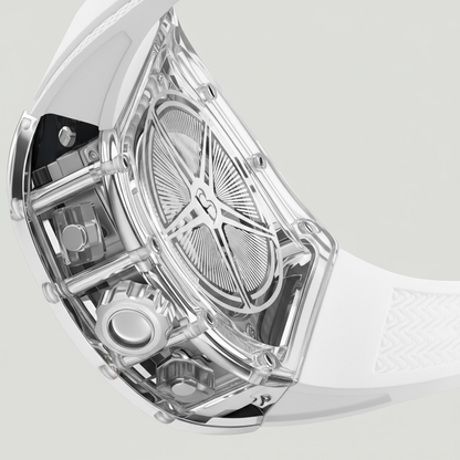 BONEST GATTI BG6006 luxury automatic watch with transparent caseback revealing mechanical movement architecture