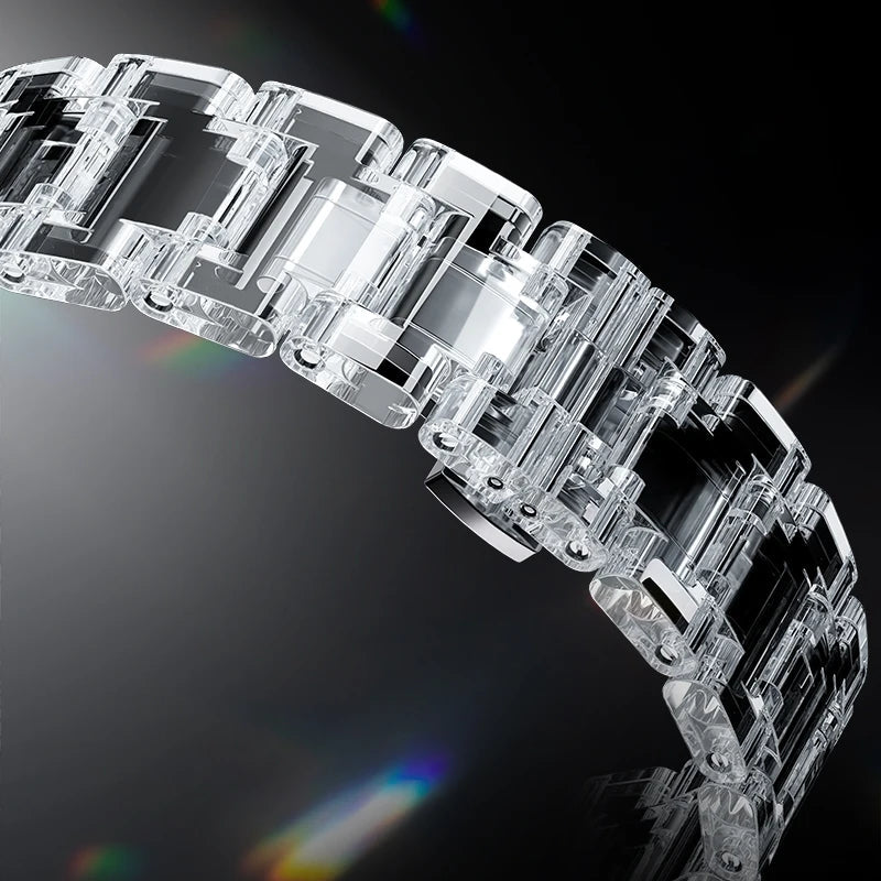 Close-up of engraved limited edition number on watch casing