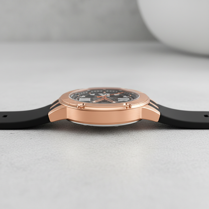 BONEST GATTI BG7701 Men's Automatic Skeleton  Watch - Black edition breitvacher