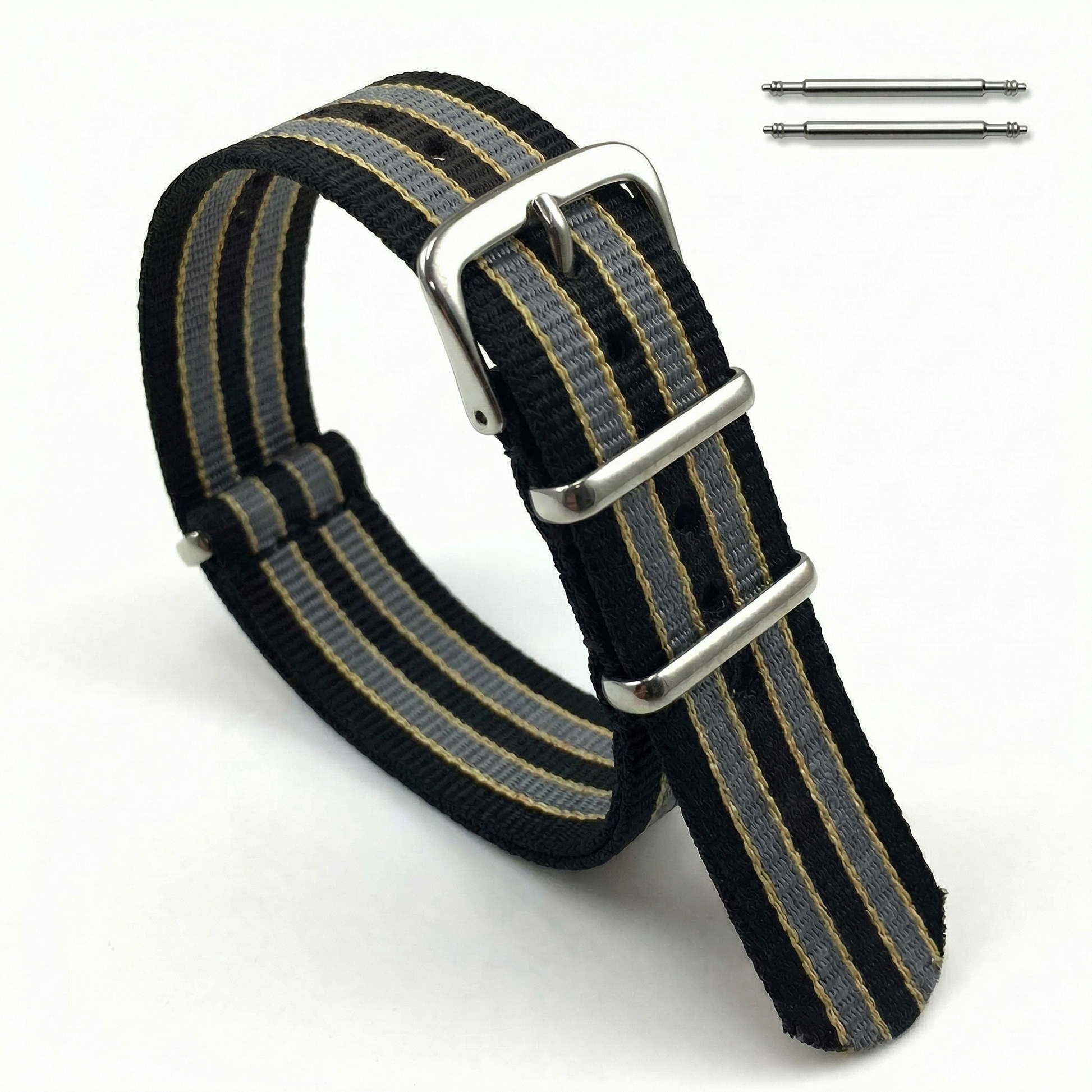 BONEST GATTI BG8001 - Men - NATO  strap and buckle detail