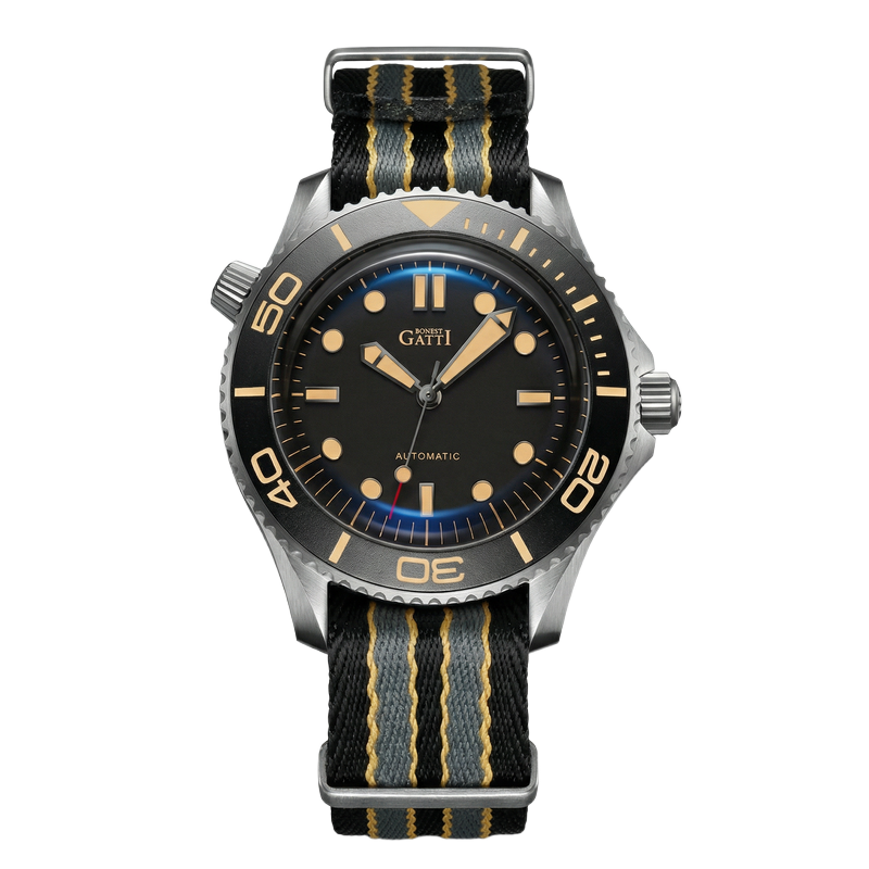 BONEST GATTI BG8001 - Men - front view NATO strap