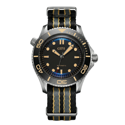 BONEST GATTI BG8001 - Men - front view NATO strap