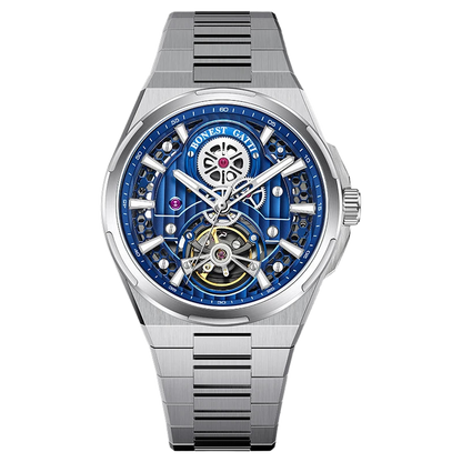 BONEST GATTI BG8007 - Men - blue skeleton dial