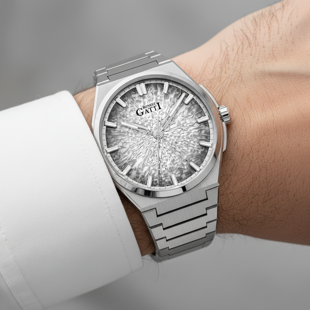 BONEST GATTI BG8013 - Men - on wrist white