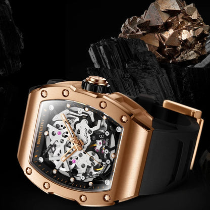 BONEST GATTI BG9905 – Exposed automatic movement macro view
