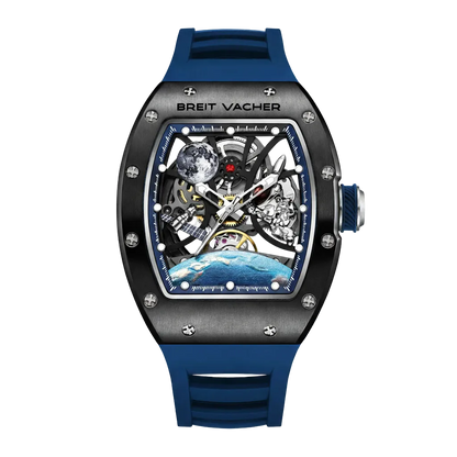 BREITVACHER 2025 - Automatic Mechanical Watch - Blue Front