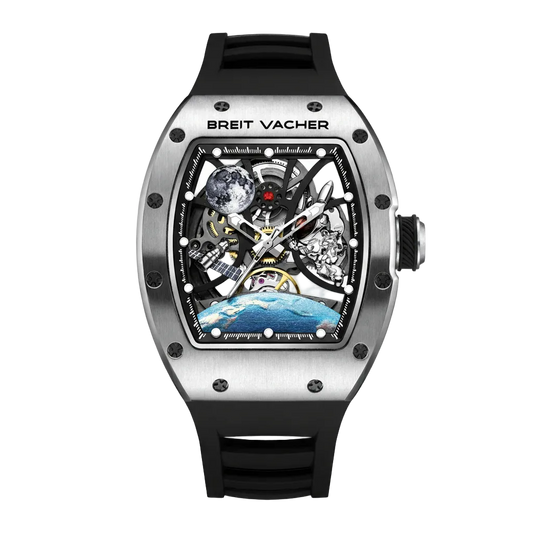 BREITVACHER 2025 - Automa - Front view, skeleton dial