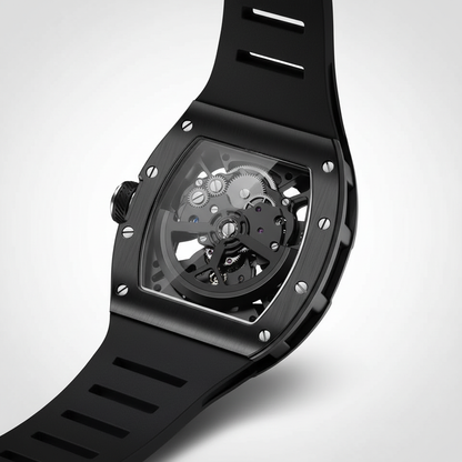 BREITVACHER 919013 - Auto - Back view, transparent caseback, movement