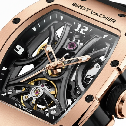 BREITVACHER 91901 - Mecha - Close-up dial, intricate movement