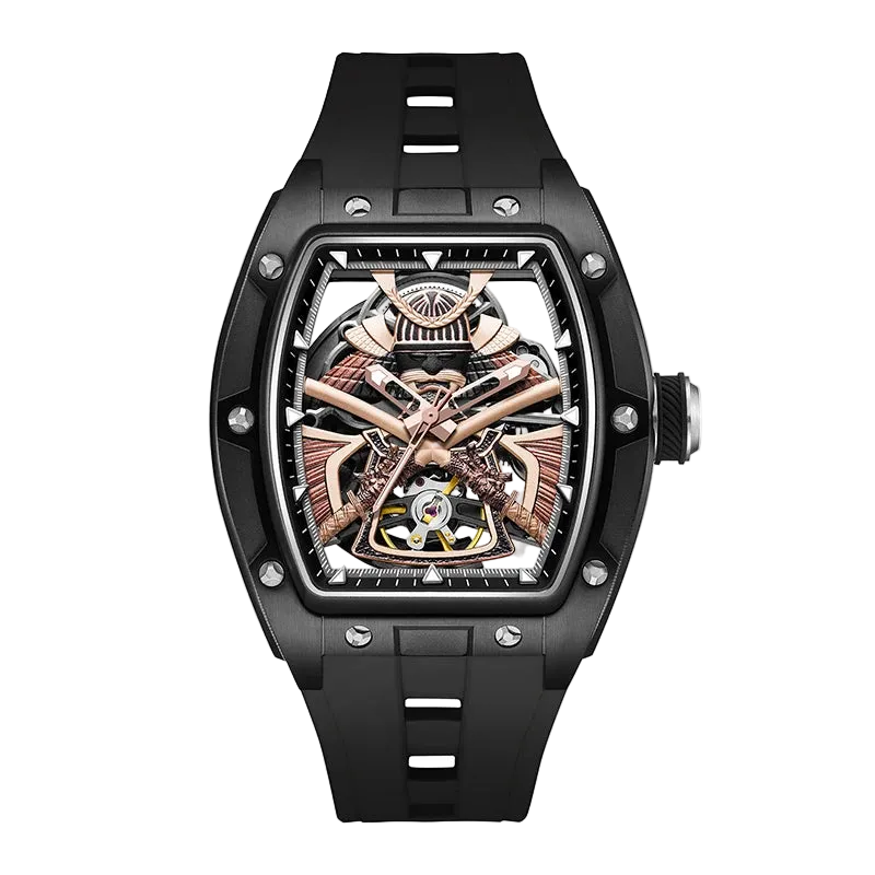 BREITVACHER 91985 - Men A - silver front view, samurai dial