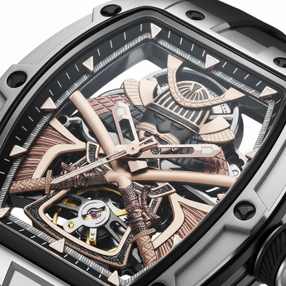 BREITVACHER 91985 - Men A - detailed dial, rose gold samurai