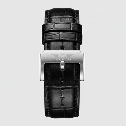 Pindu P6516 - Flying Tour - embossed leather strap, logo