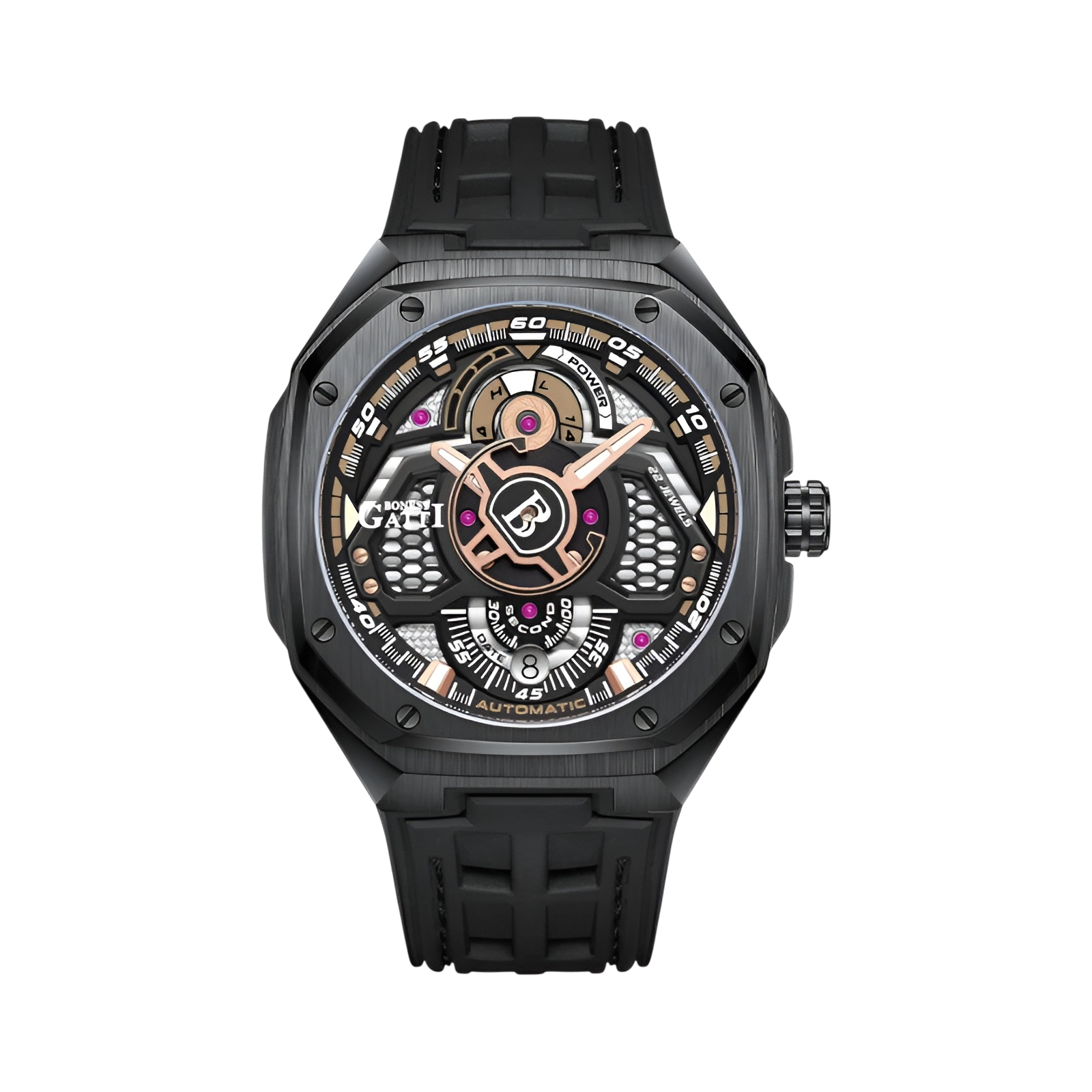 Bonest Gatti BG5801 – Luminous Waterproof Automatic Watch