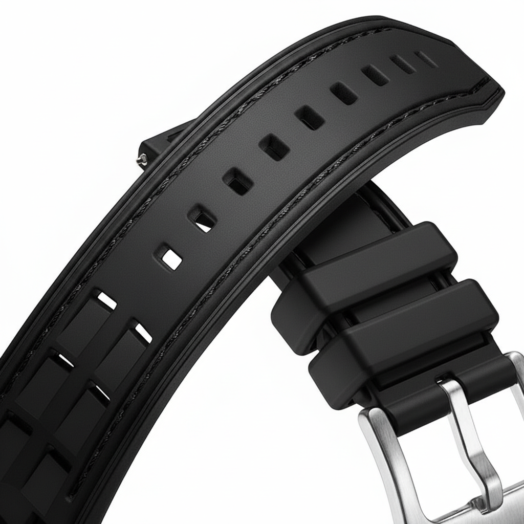 Bonest Gatti BG5802 – Dual Color Rubber Strap Detail