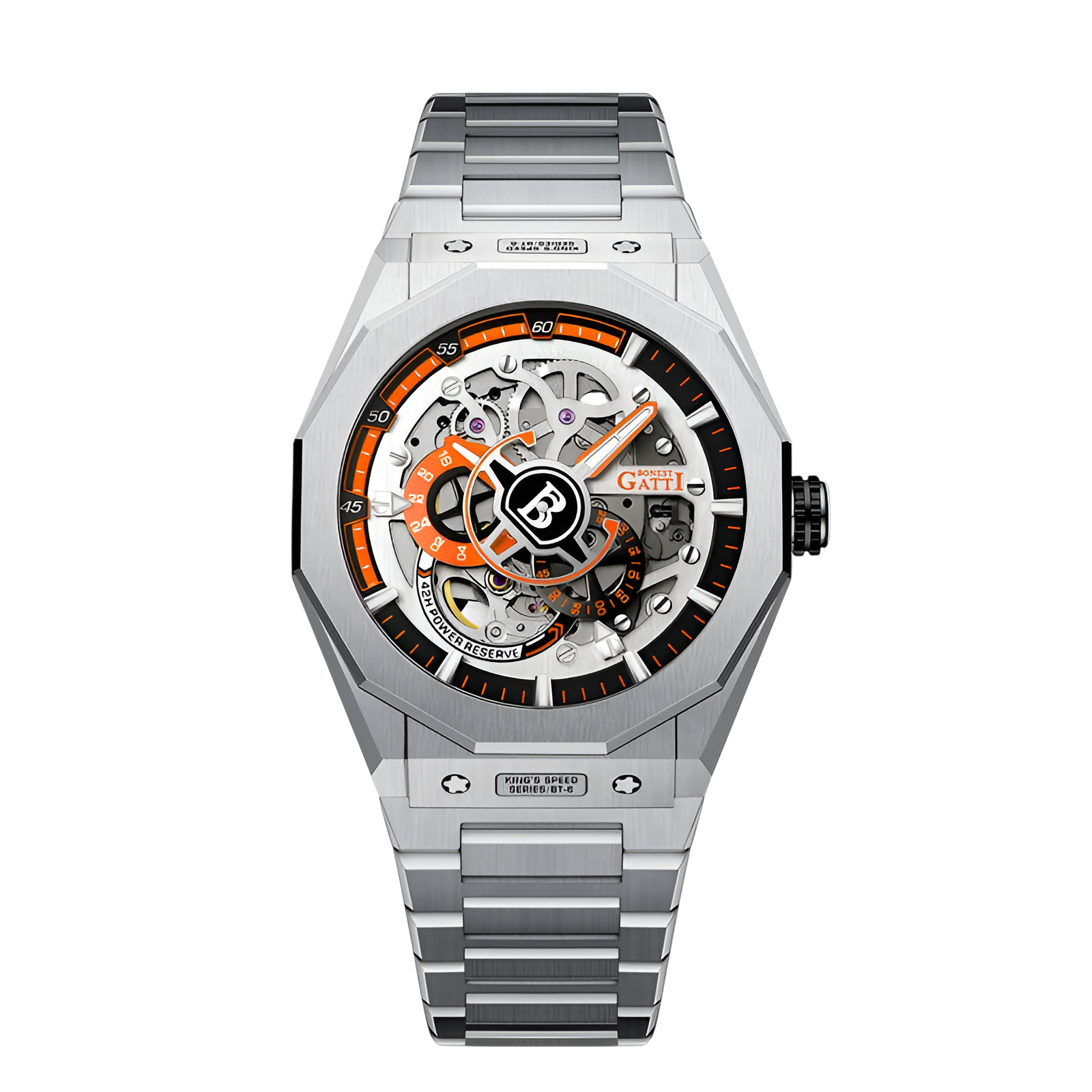 BONEST GATTI BG7601-S Automatic Mechanical Watch For Men - Color Dial Edition