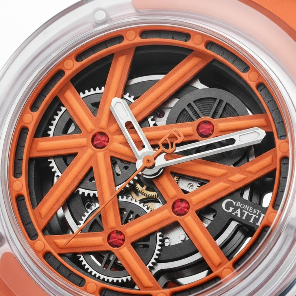 BONEST GATTI BG7702 - Men's Skeleton  Automatic Watch breitvacher