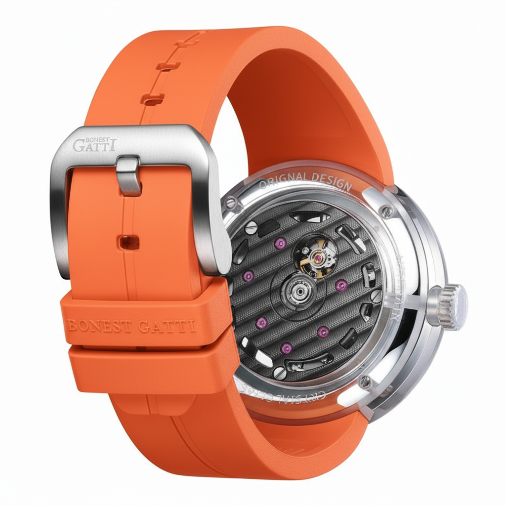 BONEST GATTI BG7702 - Men's Skeleton  Automatic Watch breitvacher