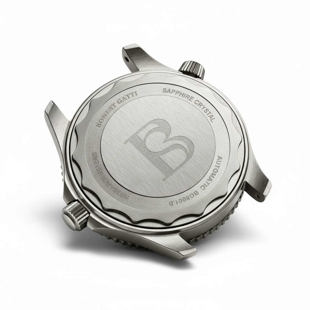 BONEST GATTI BG8001 - Men - case back engravings