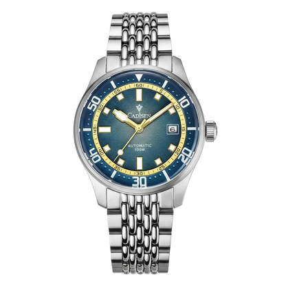 CADISEN 2026 - Automatic - Blue dial, jubilee bracelet