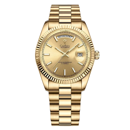 CADISEN 8215 - Luxury Aut - gold dial