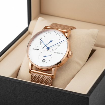 CADISEN C1030 - Automatic Mechanical Watch - Luxury Elegance Presentation Box