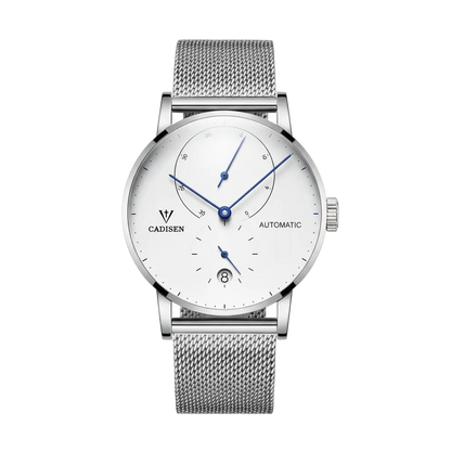 CADISEN C1030 - Automatic - White dial, blue hands