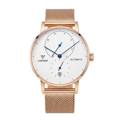 CADISEN C1030 - Automatic - Rose gold, white dial