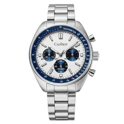 CADISEN C7063 - Men Chronograph Watch Sport Style Blue Dial