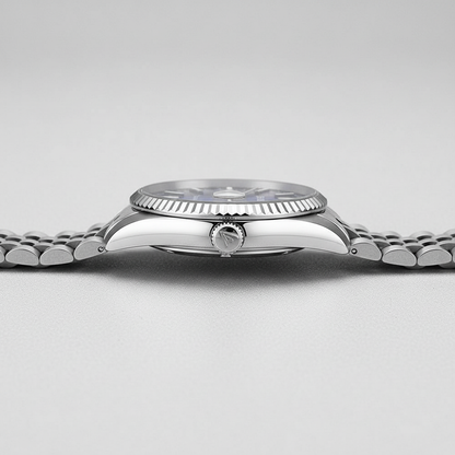 CADISEN C8053 - Men Autom - side profile, crown detail, case thickness