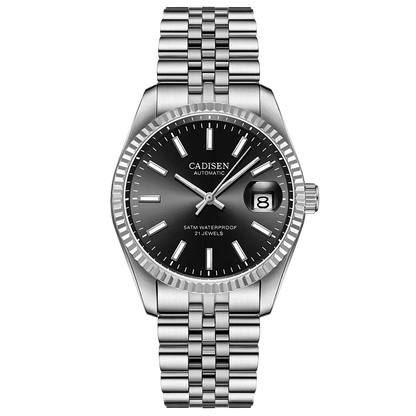 CADISEN C8053 - Men Autom - Silver Black face