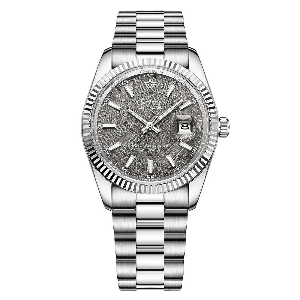 CADISEN C8214 - Mechanica - full bracelet view, polished links