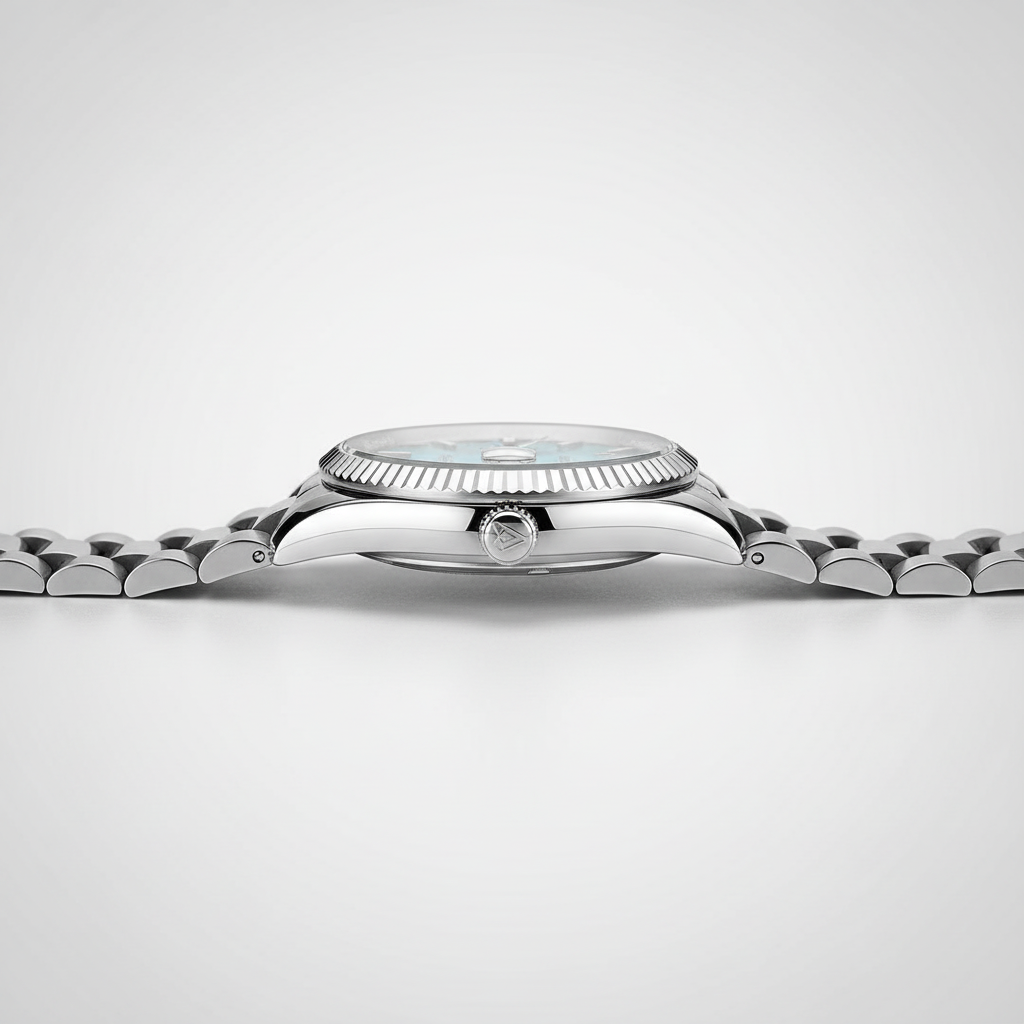 CADISEN C8214 - Mechanica - side profile, watch crown